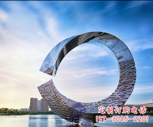 泰安环绕世界的不锈钢景观雕塑
