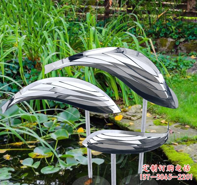泰安不锈钢景区动物鱼雕塑