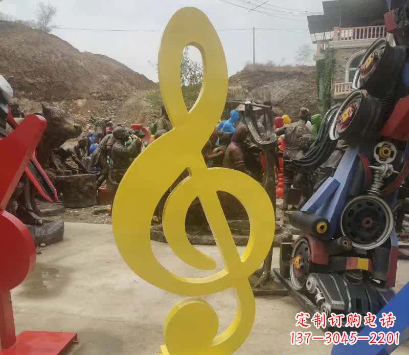 泰安不锈钢音符雕塑美丽而持久的艺术