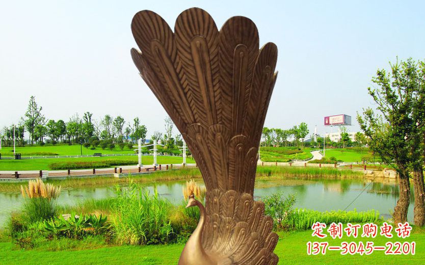 泰安不锈钢孔雀展翅高飞