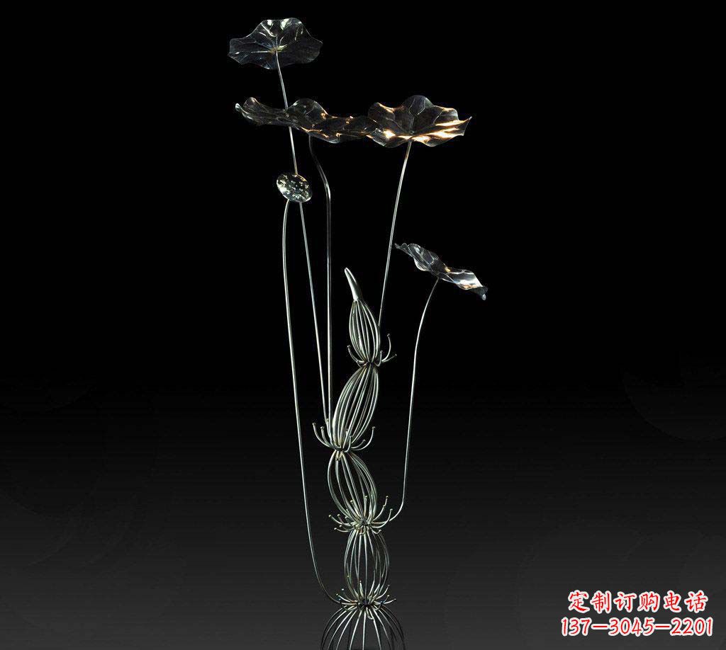 泰安不锈钢荷叶雕塑精致优雅的艺术宝藏