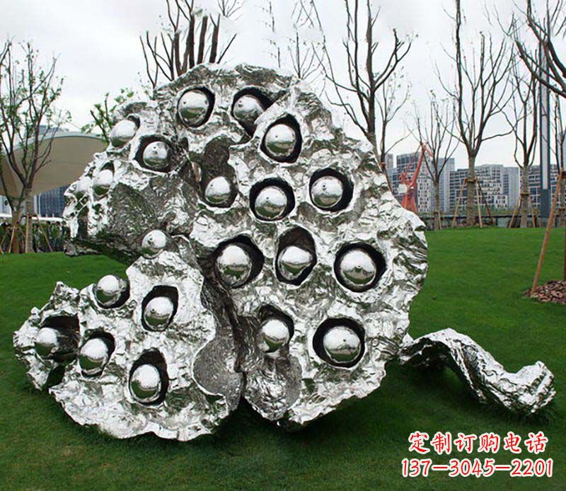 泰安不锈钢莲蓬雕塑——精美极致的艺术品