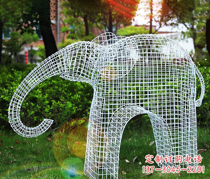 泰安不锈钢大象雕塑给城市带来美丽的艺术