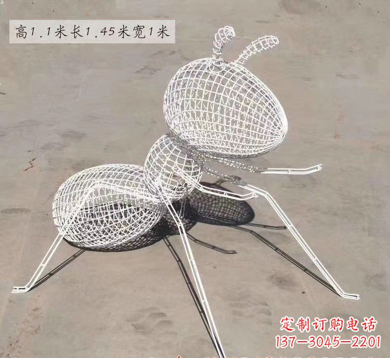 泰安不锈钢镂空蚂蚁雕塑
