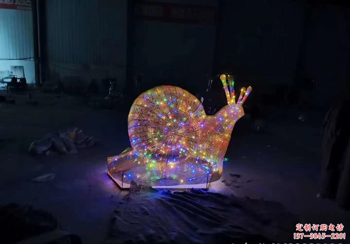 泰安不锈钢镂空蜗牛雕塑精致美观的艺术品
