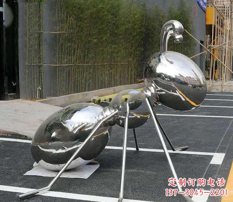 泰安不锈钢蚂蚁雕塑——艺术的融合