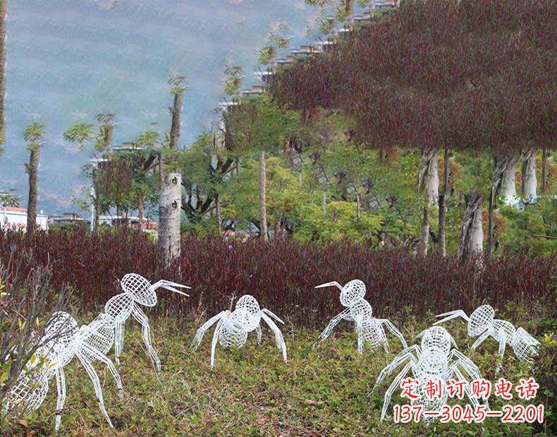 泰安不锈钢蚂蚁镂空雕塑艺术与自然的完美结合