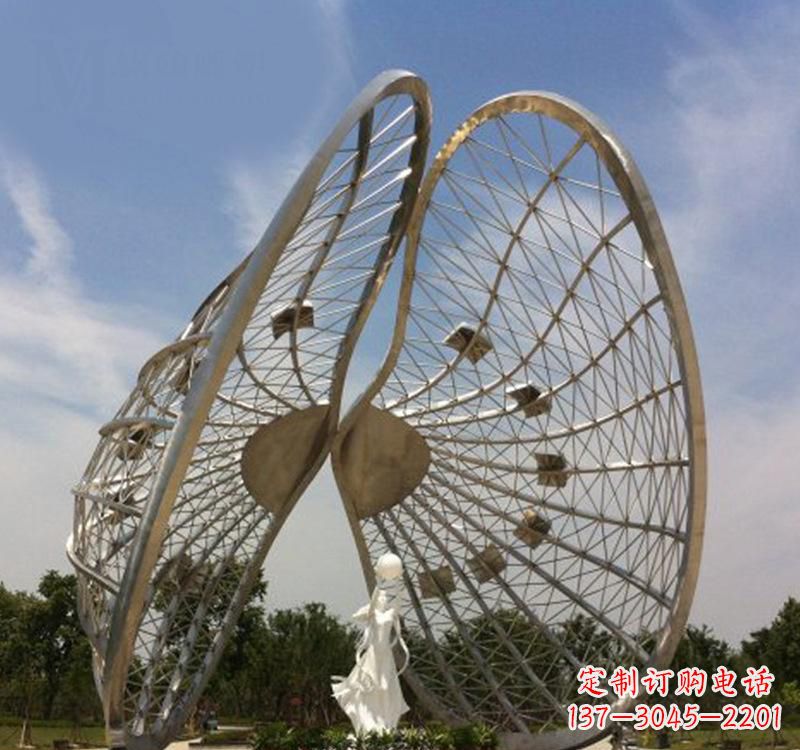 泰安不锈钢美陈贝壳雕塑精美的艺术品