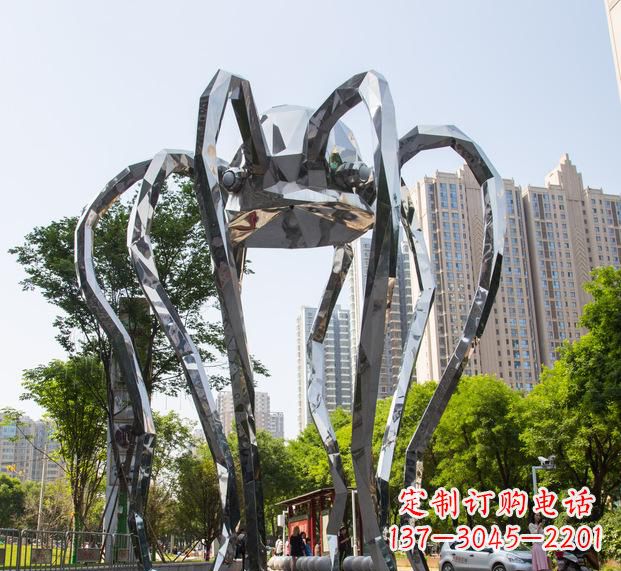 泰安精致的不锈钢螃蟹雕塑