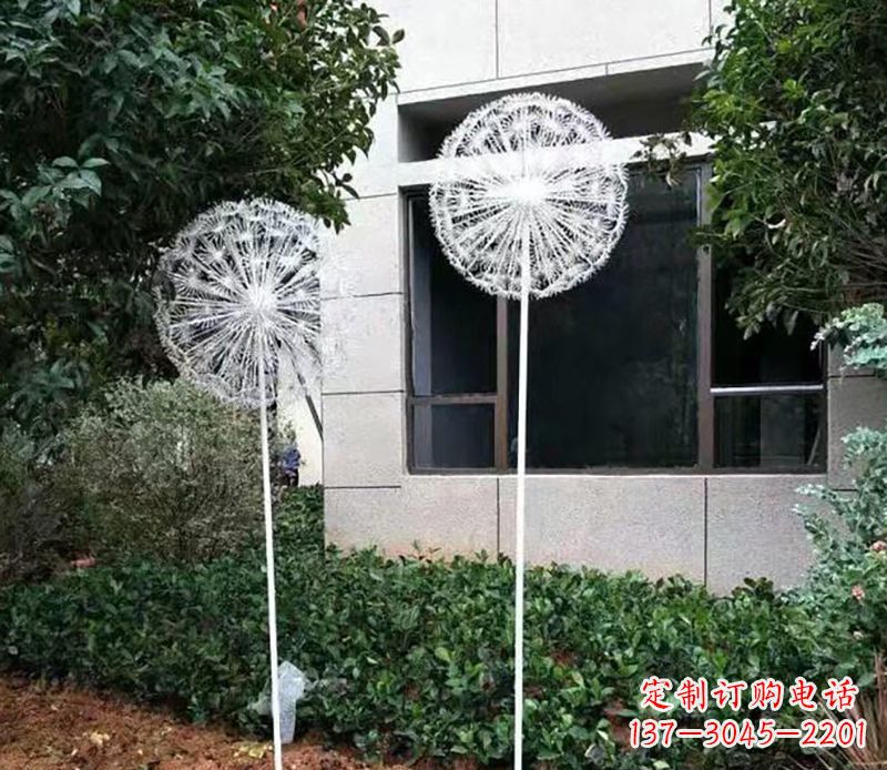 泰安不锈钢蒲公英雕塑绚丽多彩
