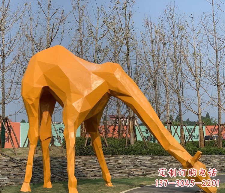 泰安不锈钢雕刻的精美动物雕塑