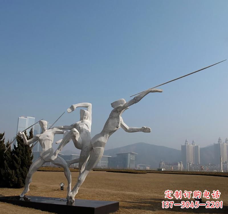 泰安不锈钢标枪雕塑