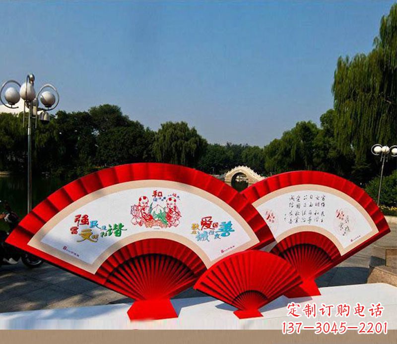 泰安不锈钢价值观雕塑——见证社会主义核心价值观