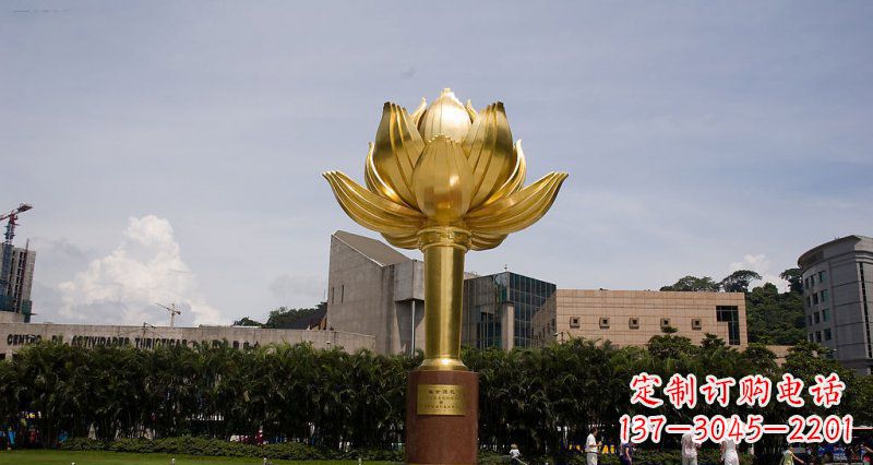泰安不锈钢莲花雕塑——精美的艺术品