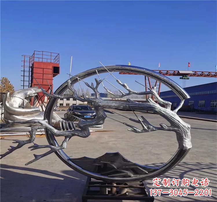 泰安不锈钢树枝雕塑