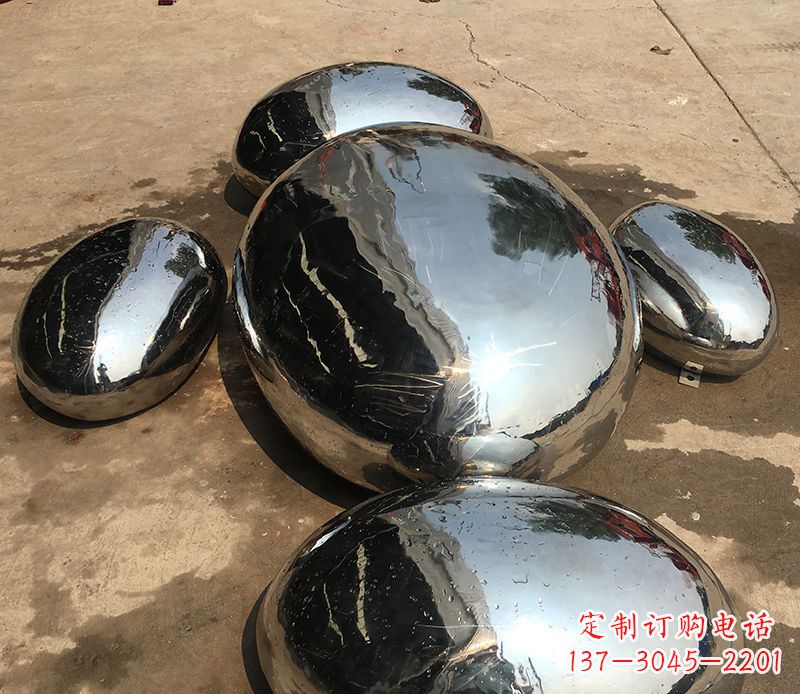泰安不锈钢水滴抽象雕塑