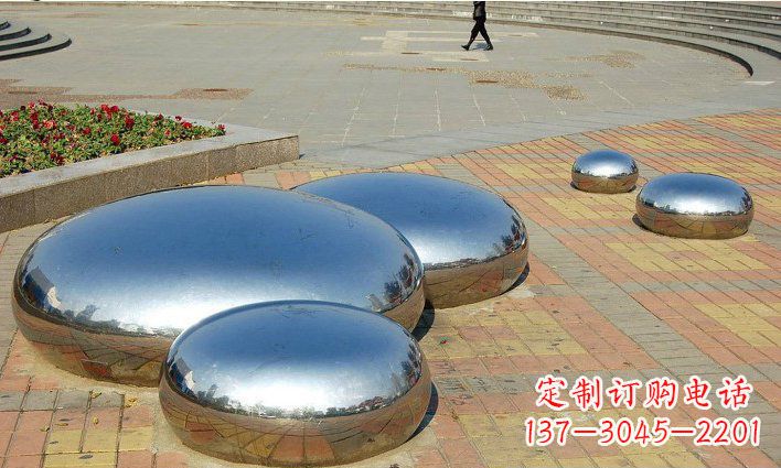 泰安不锈钢水滴雕塑艺术与美的完美结合