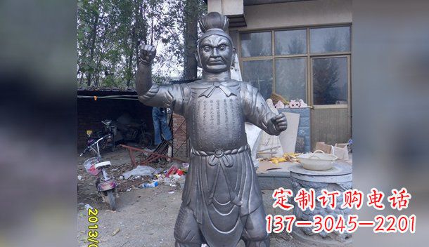 泰安不锈钢四大天王雕塑神圣守护者