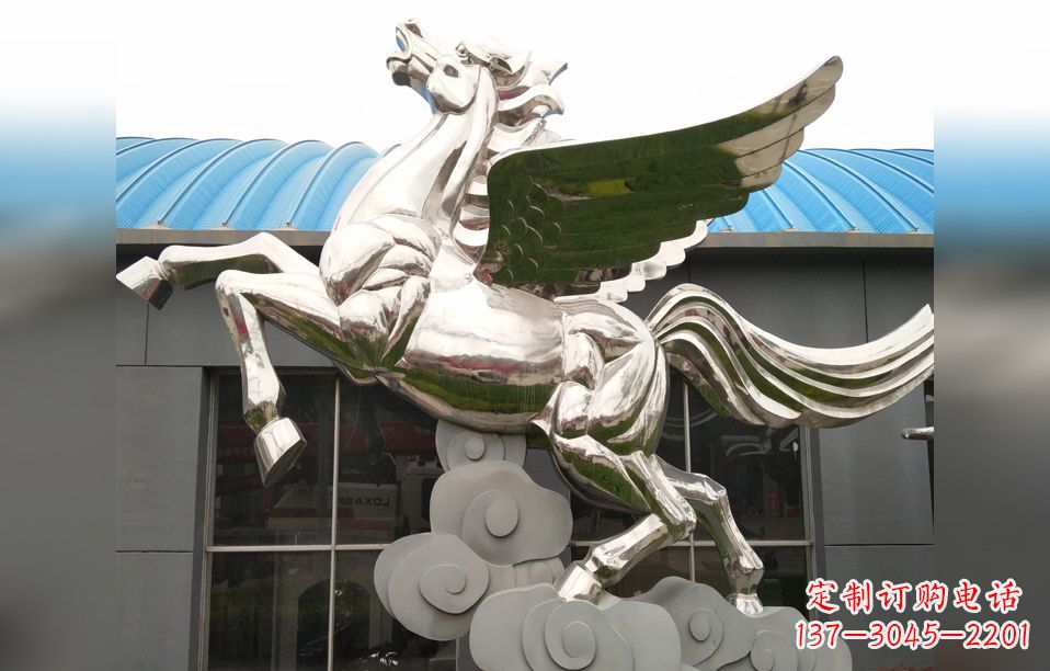 泰安不锈钢飞马雕塑艺术的精髓