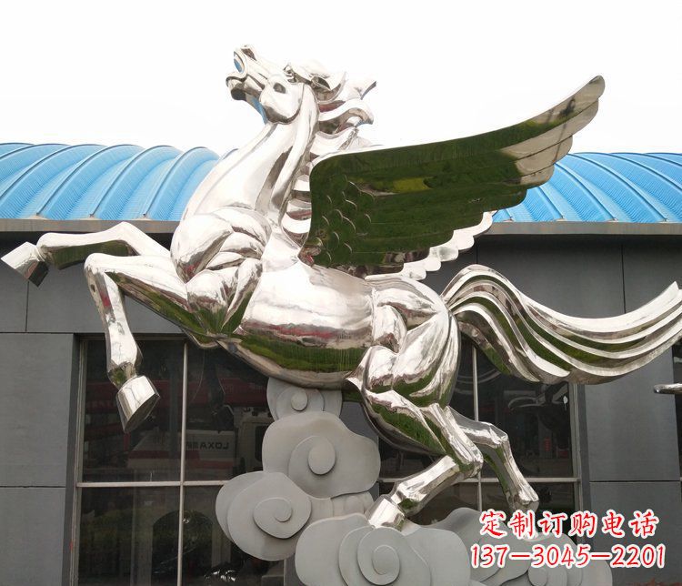 泰安不锈钢踏云飞马——给城市带来动感与灵气