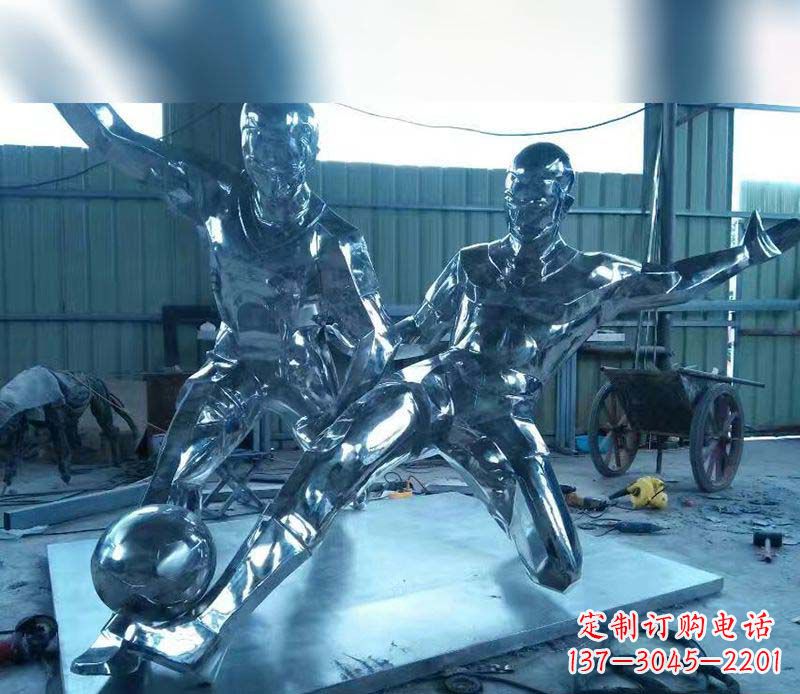 泰安不锈钢足球雕塑精美的足球景观
