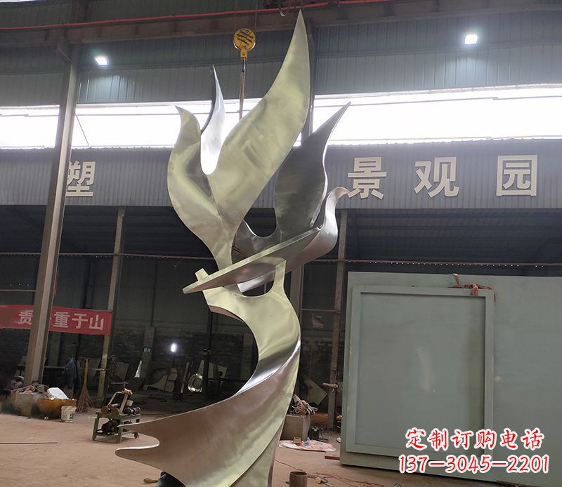 泰安不锈钢天鹅雕塑传承自然之美