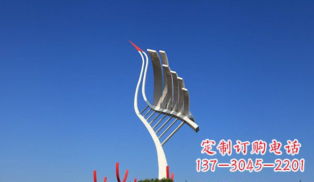 泰安不锈钢天鹅丹顶鹤仙鹤雕塑