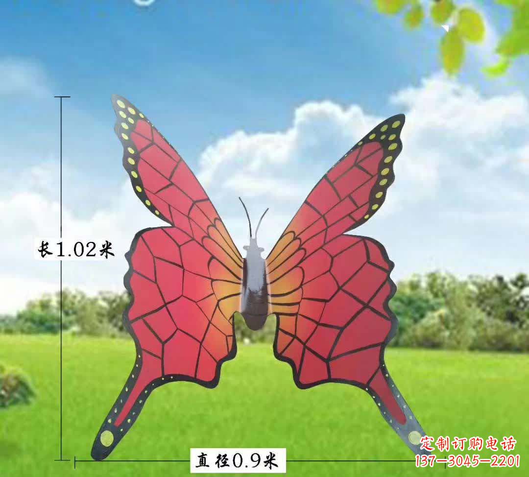 泰安不锈钢铁艺蝴蝶雕塑