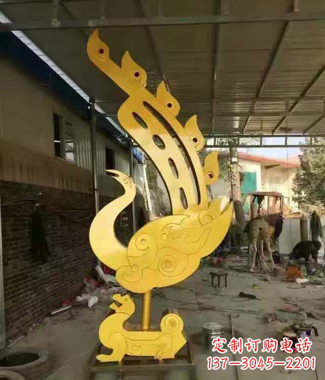 泰安不锈钢铁艺凤凰雕塑
