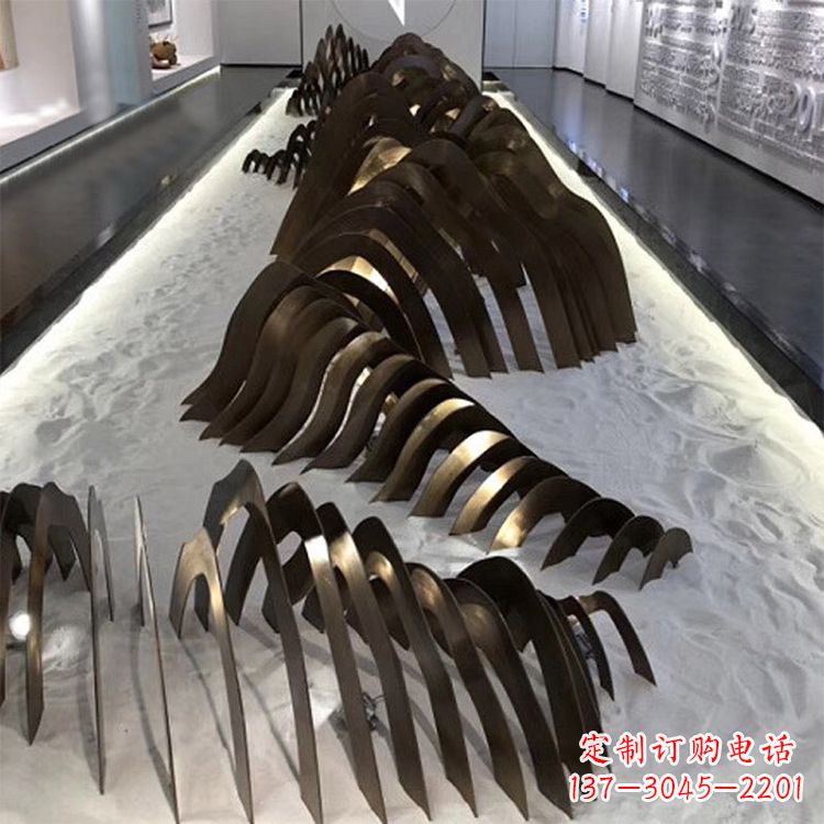 泰安不锈钢铁艺假山雕塑让自然风景回归