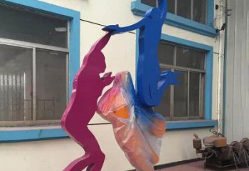 泰安不锈钢篮球运动员雕塑纪念篮球运动传奇