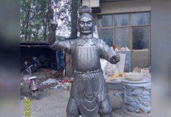 泰安不锈钢四大天王雕塑神圣守护者