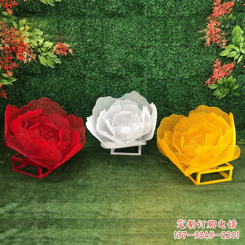泰安不锈钢玫瑰雕塑精致的艺术品