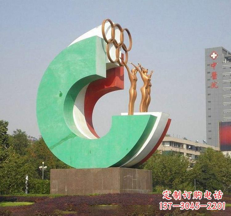 泰安勇于拼搏的运动员雕塑