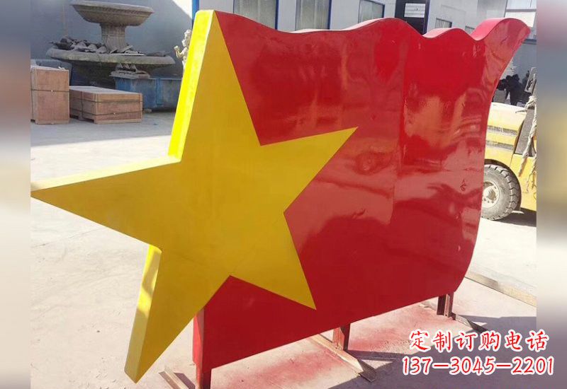 泰安不锈钢五角星旗帜雕塑不只是国旗