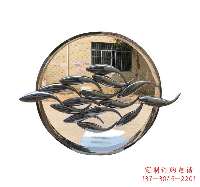 泰安不锈钢圆环雕塑精美完美的艺术之作