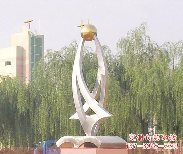 泰安铭记校园美好——不锈钢书籍雕塑