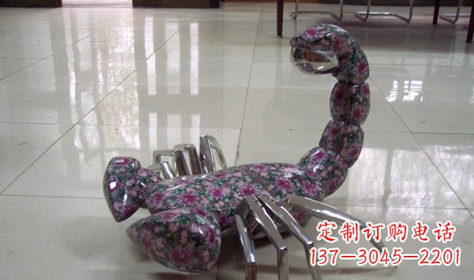 泰安不锈钢蝎子摆件雕塑