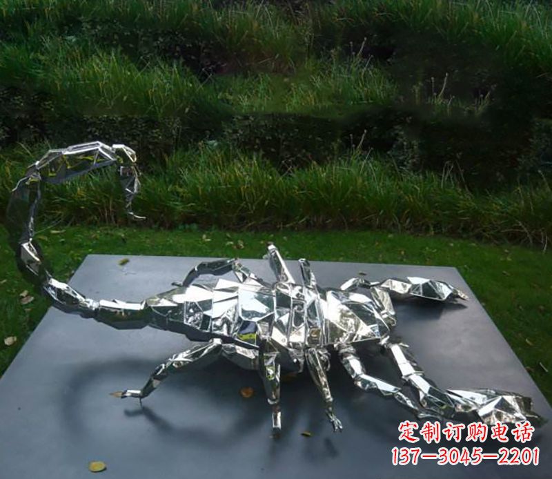 泰安不锈钢蝎子雕塑
