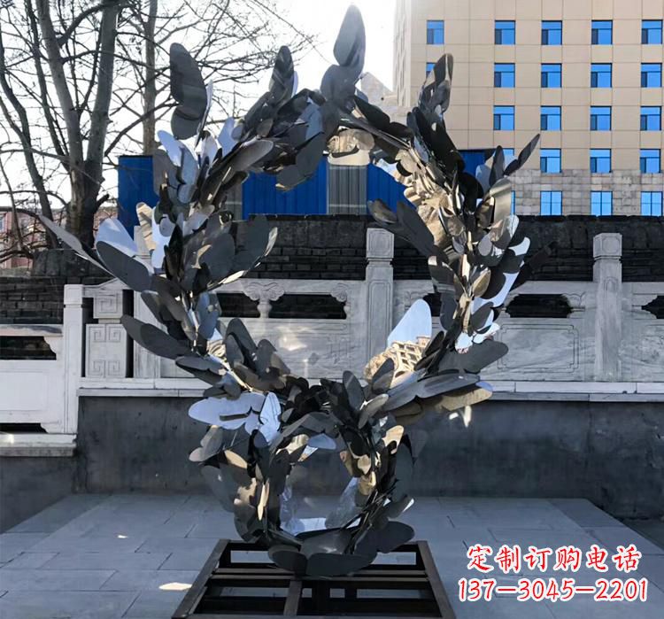泰安不锈钢蝴蝶之美——不锈钢艺术蝴蝶景观雕塑