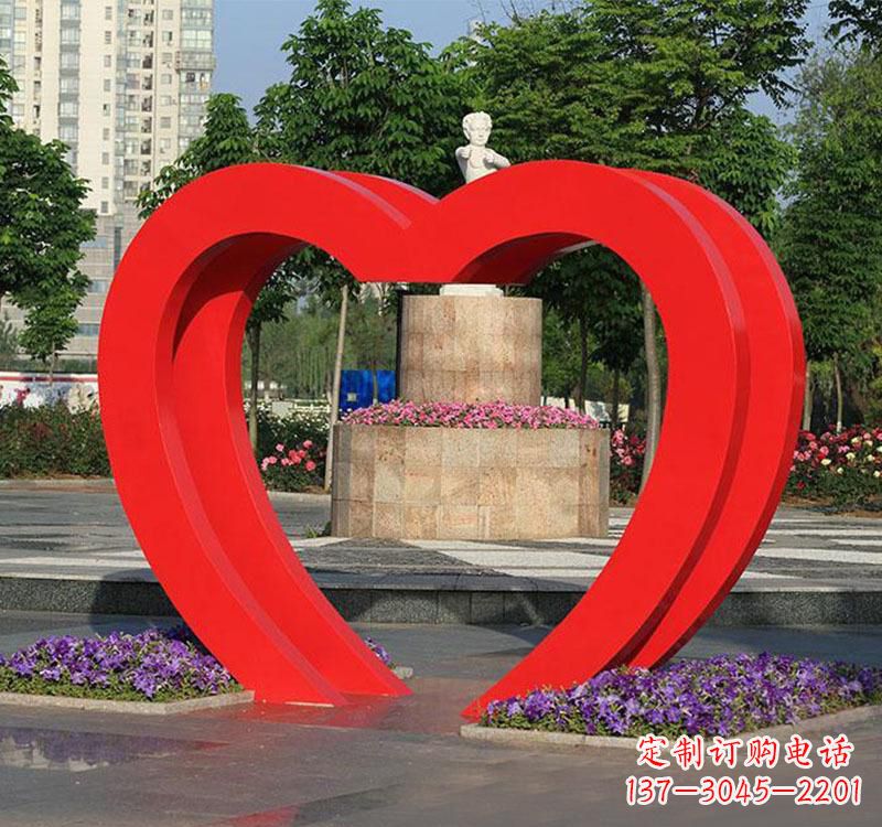 泰安不锈钢艺术抛光拱门雕塑