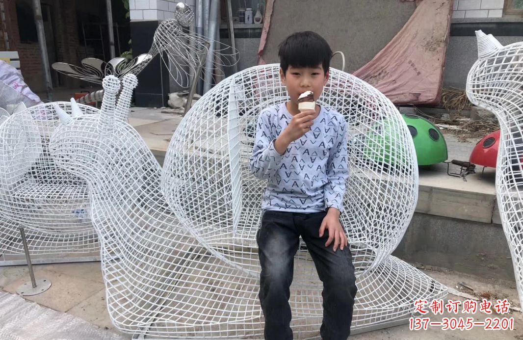泰安精美不锈钢蜗牛雕塑