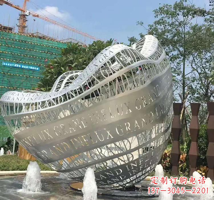 泰安不锈钢元宝雕塑精致华贵的象征