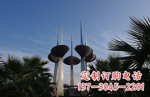 泰安不锈钢避雷针雕塑精致静谧的安全保护