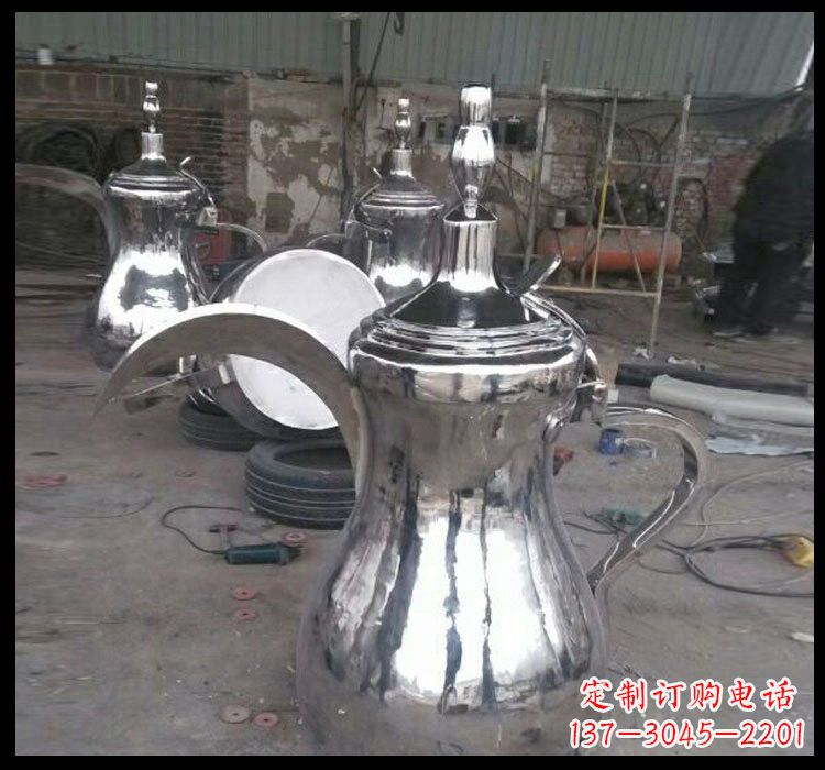 泰安不锈钢酒壶雕塑传承古典艺术