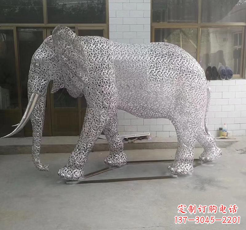 泰安不锈钢大象雕塑它的魅力无限