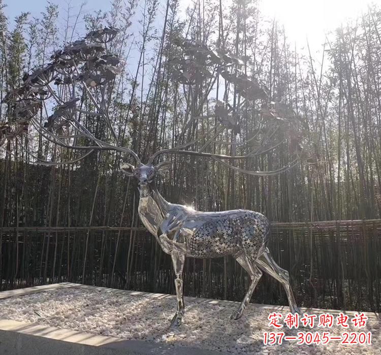 泰安不锈钢动物雕塑精美的艺术作品