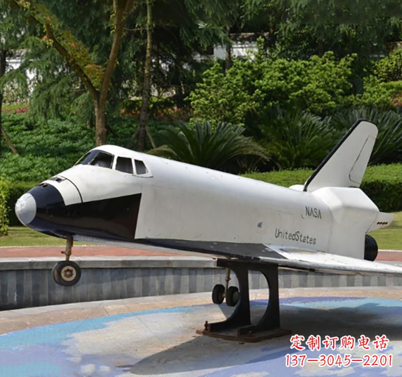 泰安不锈钢园林飞机雕塑