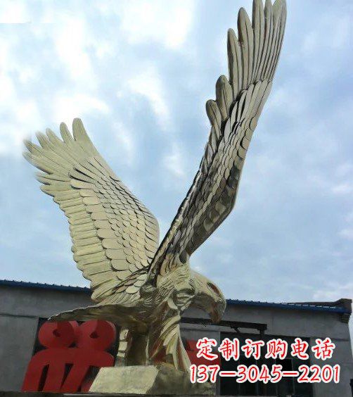 泰安不锈钢雄鹰展翅蓝天