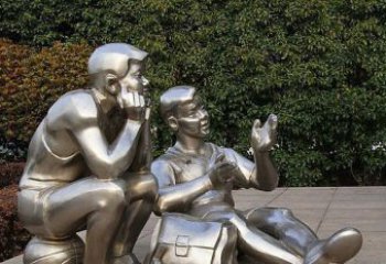 泰安不锈钢的学生雕塑